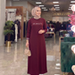 Spor Elbise - Bordo - ön görünüm