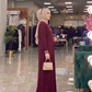 Spor Elbise - Bordo - yan görünüm